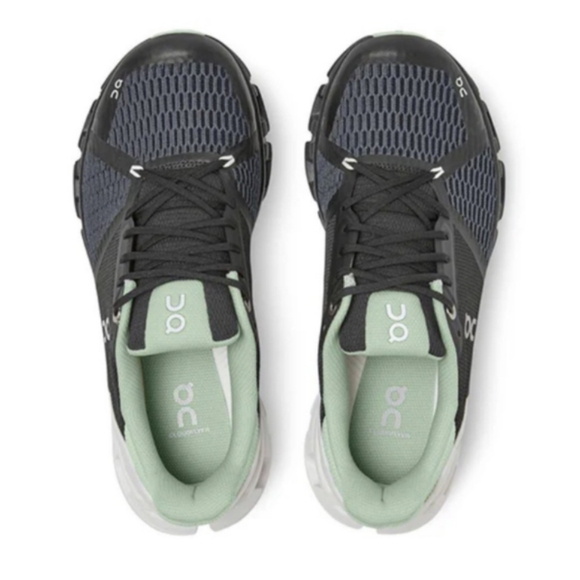 On Running Shoes - On Running Black and Gray Athletic Shoes